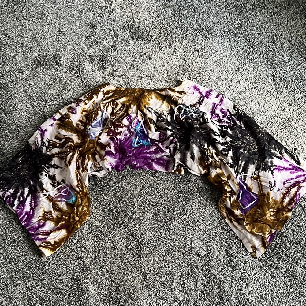 African Inspired Abstract Multicolor Shrug